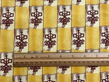 Leo XIV Flag Gold/Burgundy Cotton Fabric