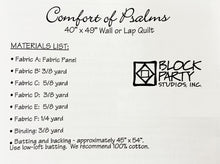 Comfort of Psalms Quilt Pattern & Fabric Panel Kit