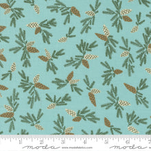 Good News, Great Joy Frost Pinecones Cotton Fabric
