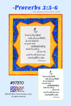 Proverbs 3:5-6 Quilt Pattern & Fabric Panel Kit