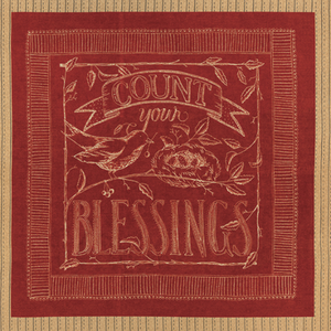 Count Your Blessings Cotton Fabric Panel