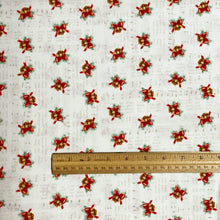 Old Saint Nick Joy To The World Music Bells Cotton Fabric