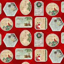 Old Saint Nick Christmas Made By Labels Cotton Fabric