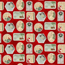 Old Saint Nick Christmas Made By Labels Cotton Fabric