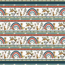 Our Greatest Gift Border Stripe Cotton Fabric