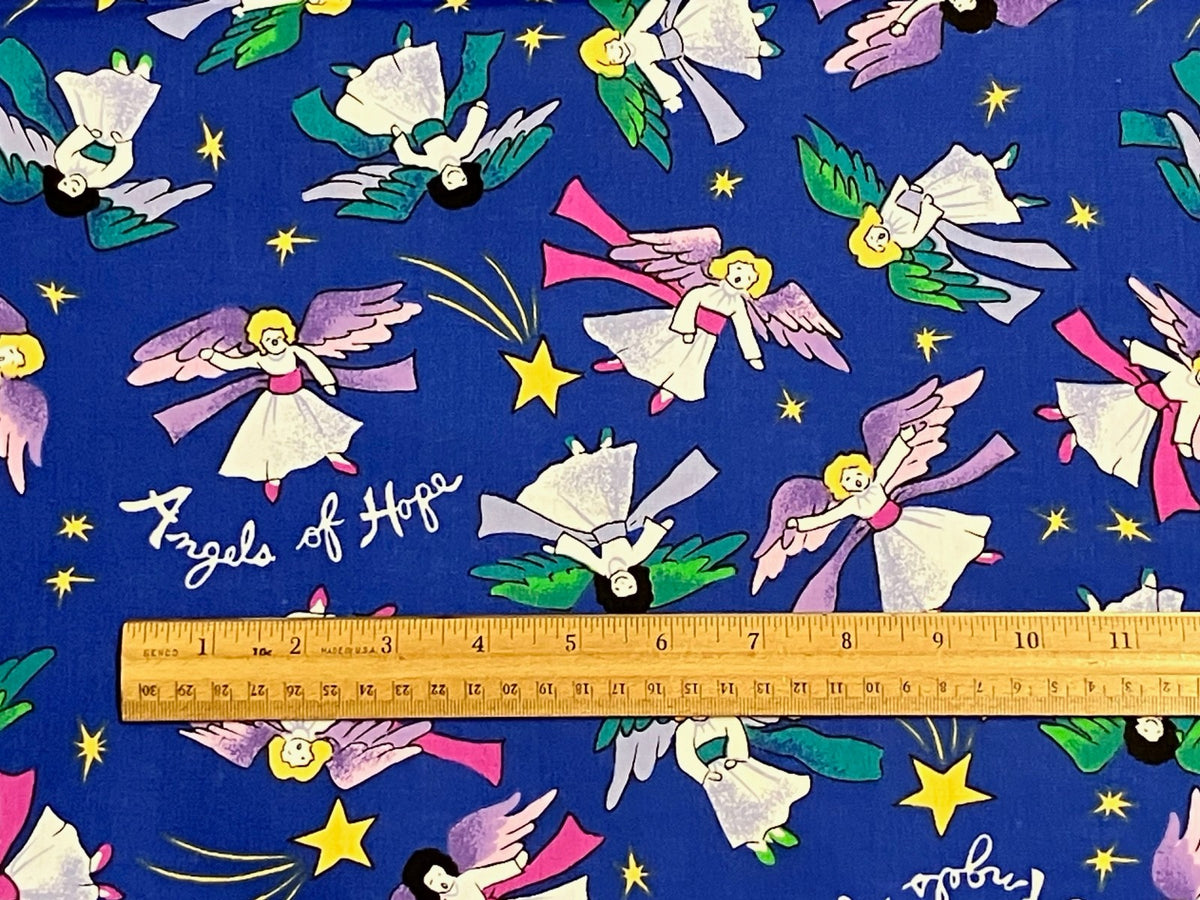 Angels of Hope PolyCotton Poplin Fabric Heavenly Fabric Shop