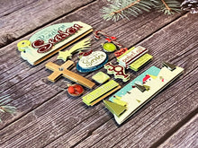 3D Reason for the Season Christmas Stickers