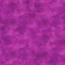 Angels on High Night Sky Fuchsia Cotton Fabric