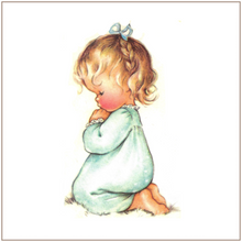 God Bless You Little Prayers 6 inch Mini Cotton Fabric 6 Panel set