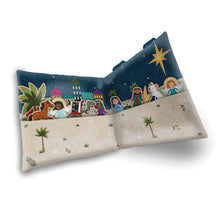 Silent Night Nativity Felt Fabric Panel