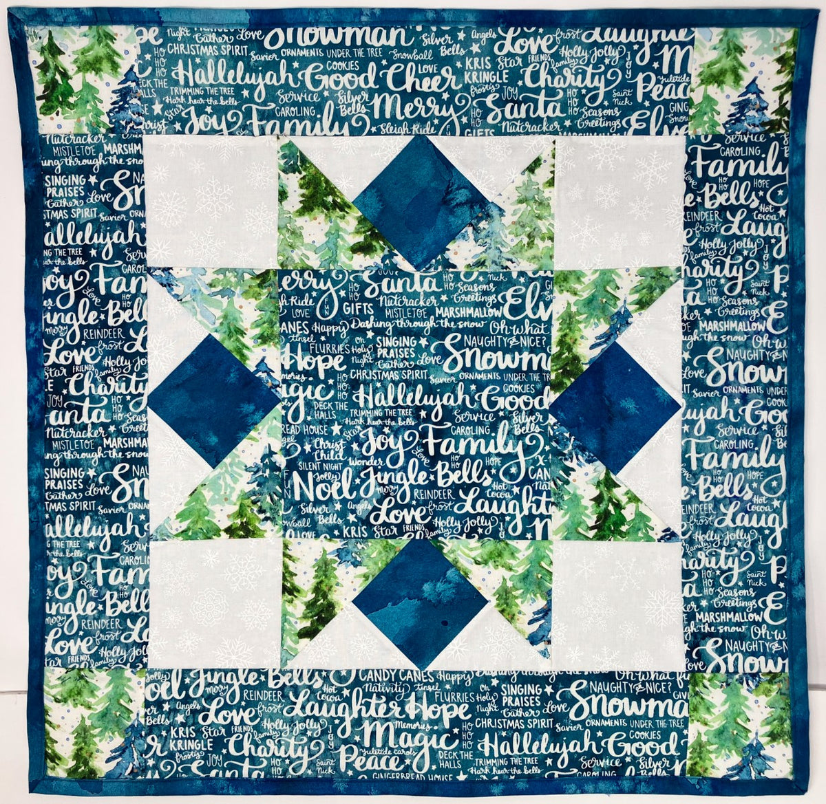DIGITAL Floating Star Table Topper PDF Pattern – Heavenly Fabric Shop