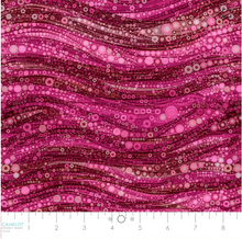 Gigi In The Garden Abstract Circles Pink Cotton Fabric