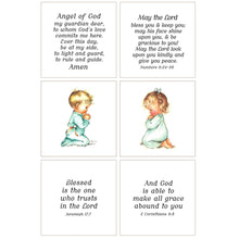 God Bless You Little Prayers 6 inch Mini Cotton Fabric 6 Panel set