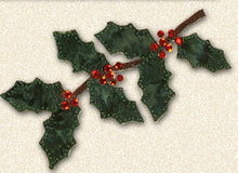 Happy Holly Days Wall Hanging Quilt Pattern