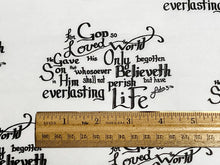 John 3:16 Scripture Tissue Paper 5pc Sheet Set