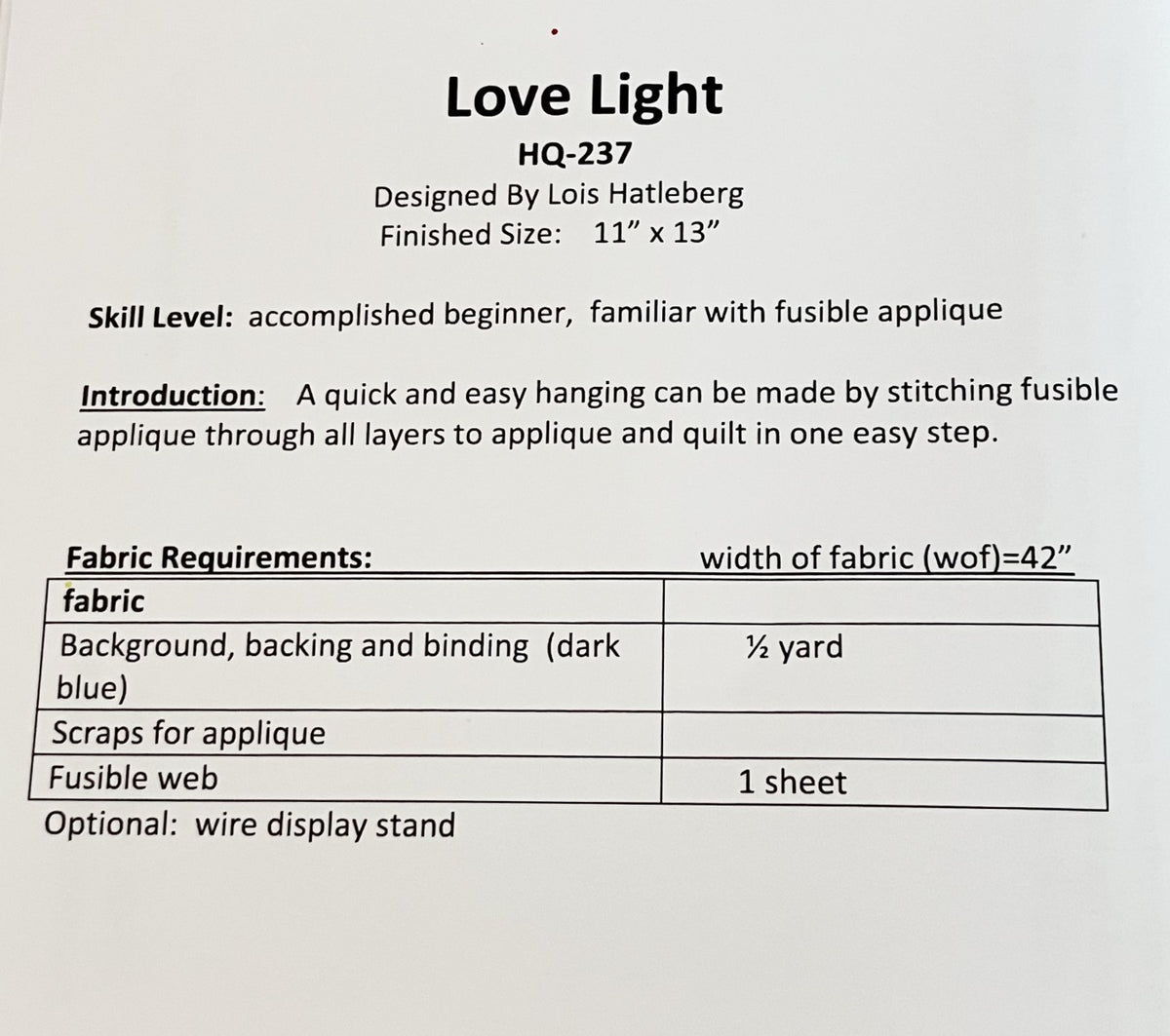 Love Light Nativity Mini Quilt Pattern Heavenly Fabric Shop