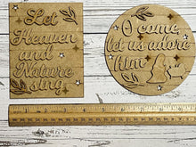 Nativity MDF Wood Cut Shapes Set