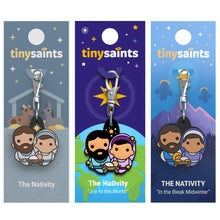 Tiny Saints Holy Family Nativity Rubber Charms