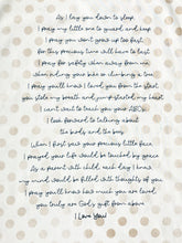 Our Greatest Gift Milestone Blanket Cotton Fabric Panel