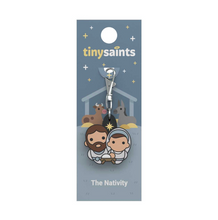Tiny Saints Holy Family Nativity Rubber Charms