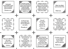 Pocket Prayer 48 Mini Charm Pack Fabric Panel