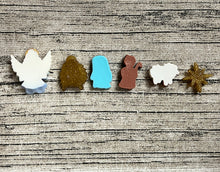 Nativity Sparkle Flatbacks Set