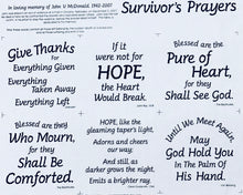 Survivor's Quilt Pattern & Fabric Panel Kit