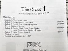 The Cross Quilt Pattern & Fabric Panel Kit