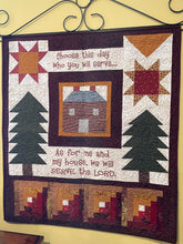 We Will Serve The Lord Joshua 24:15 Fabric Panel
