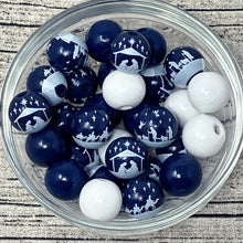 Nativity 16mm Painted Wood Round Beads 15 ct
