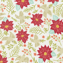 Joyful Joyful Peace Birds Cream Cotton Fabric