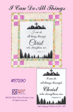 I Can Do All Things Through Christ Quilt Pattern & Fabric Panel Kit