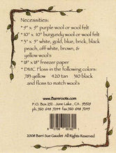 Nativity Candle Mat Felt Wool Applique Pattern