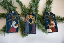 O Holy Night Felt Wool Applique Ornament Pattern