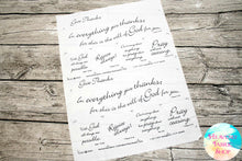 Give Thanks Quilt Pattern & Scripture Verse Fabric Panel Kit