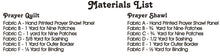 Prayer Shawl Fabric Panel + Free Quilt Pattern
