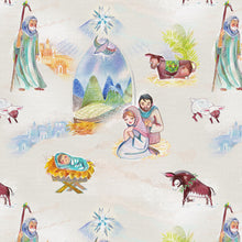Christmas Peace Nativity Cotton Fabric