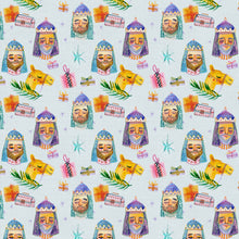 Christmas Peace Three Wise Men Cotton Fabric