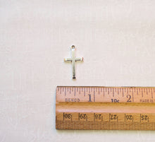 Pocket Prayer Silver Cross Charms Set 10 ct