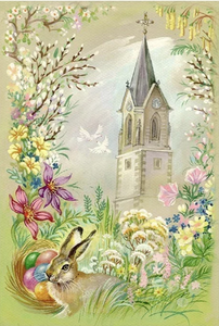 Easter Church Rice Paper Sheet