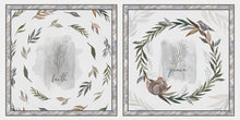 Ethereal Forest Faith Peace Pillow Block Cotton Fabric Panel
