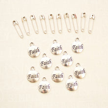 Pocket Prayer Silver Faith Charms Set 10 ct