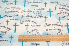 Faithful Psalms Clouds Cotton Fabric