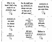 God's Angels Quilt Pattern & Fabric Panel Kit