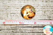 Saint Anthony Glass Dome Cabochons 6ct