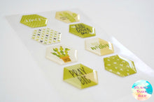 Olive You Pray Big God Loves Me Dimensional Epoxy Stickers