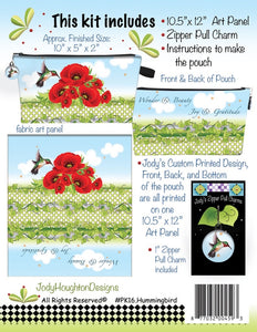 Hummingbird Wonder & Beauty Pouch Panel Kit