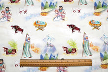 Christmas Peace Nativity Cotton Fabric