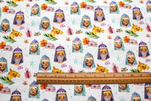 Christmas Peace Three Wise Men Cotton Fabric