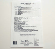 Joy To The World Tiny Dresden Quilt Pattern